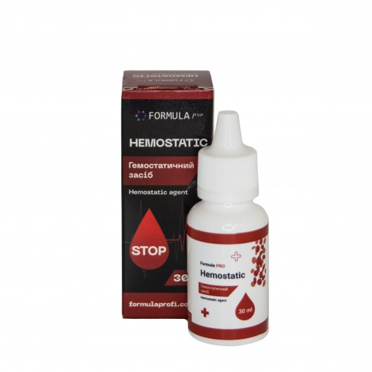 Hemostatic Formula Pro- кровоостанавливающее средство, 30 мл.