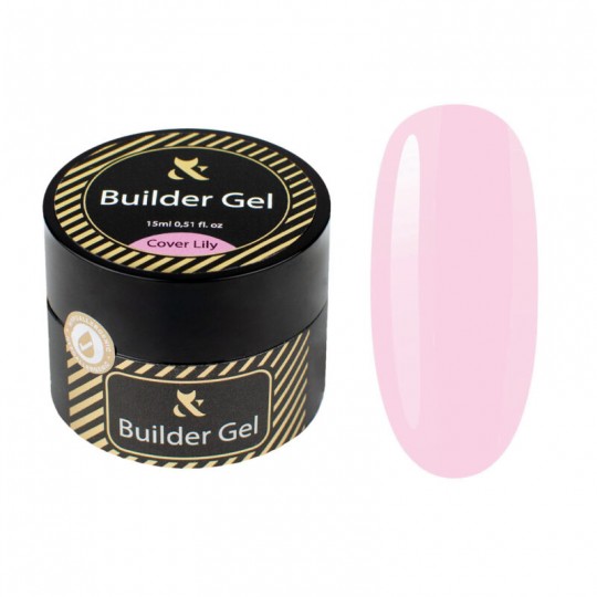 F.O.X Builder Gel Cover Lily، 15 مل