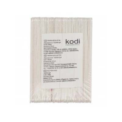 Набор маникюрных пилочек, цвет: белый (50 шт., абразив: 100/100) Kodi Professional