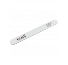 №17 Straight nail file 80/80 (color: white, size: 178/19/4) Kodi Professional
