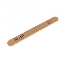 №5 Straight nail file 180/180 (color: golden, size: 178/19/4) Kodi Professional