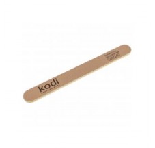 №7 Straight nail file 240/240 (color: golden, size: 178/19/4) Kodi Professional
