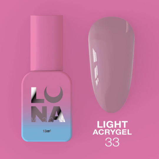 Liquid Gel Light Acrygel, 13 ml №33