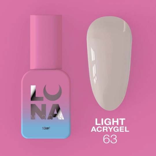 Liquid Gel Light Acrygel, 13 ml №63