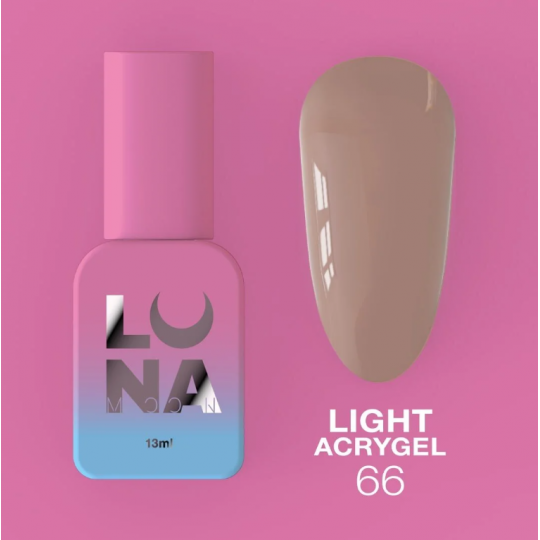 Liquid Gel Light Acrygel, 13 ml №66