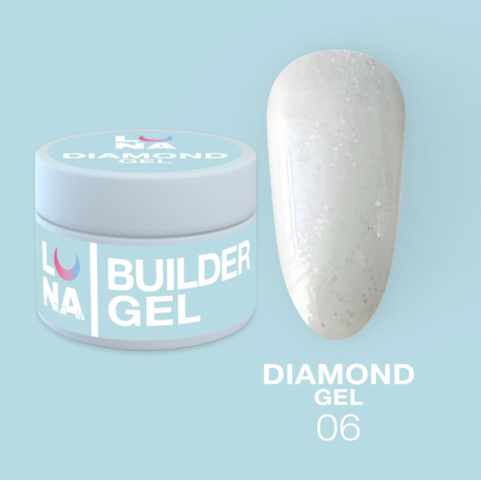 جل للتمديدات Diamond Gel №6, 15 مل