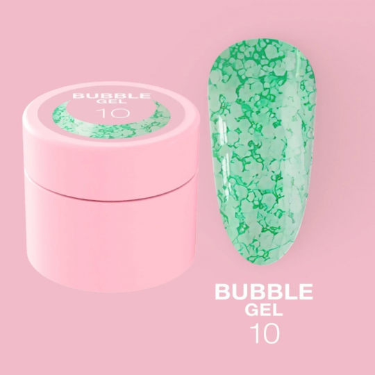 Блесточки для ногтей LUNA Moon Bubble Gel №10 5ml