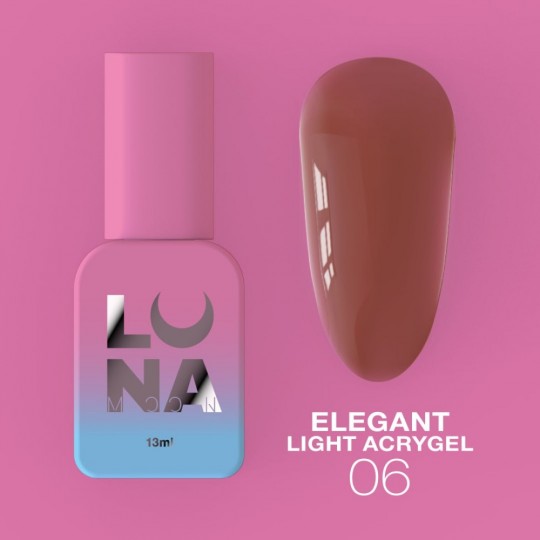 Liquid gel Elegant Light Acrygel, 13 ml №6