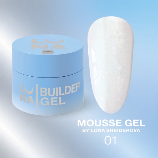 Builder gel Mousse Gel №1, 30ml