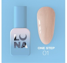 طلاء جل أحادي المرحلة للباديكير One Step رقم 1، 8 مل