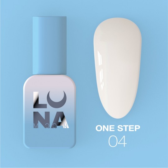 One-phase gel polish for pedicure One Step №4, 8 ml
