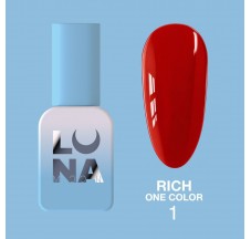 Gel polish Rich One Color №1, 8 ml