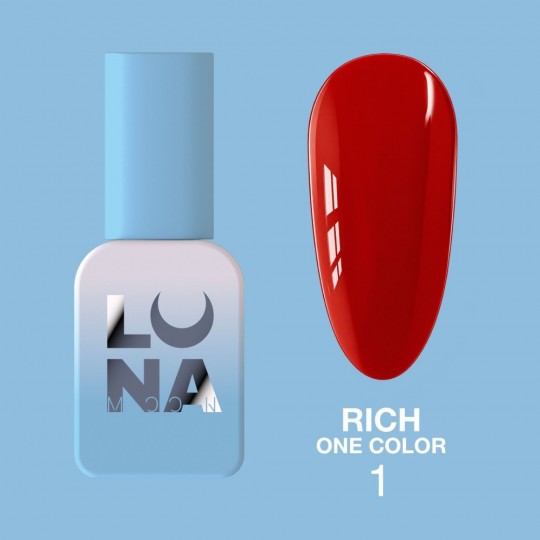 Gel polish Rich One Color №1, 8 ml