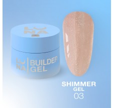 Builder gel Shimmer Gel №3, 15ml