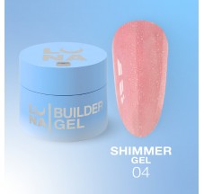Builder gel Shimmer Gel №4, 15ml