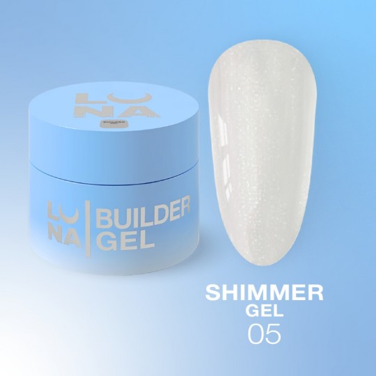 Builder gel Shimmer Gel №5, 15ml