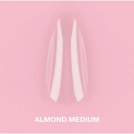 Gel tips Luna Moon Almond Medium