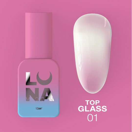Top for gel polish Top Glass №1 13ml