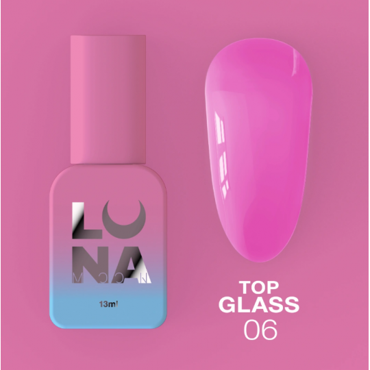 Top for gel polish Top Glass №6 13ml
