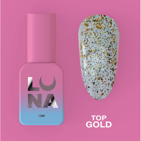 Top for gel polish Top Gold 13ml