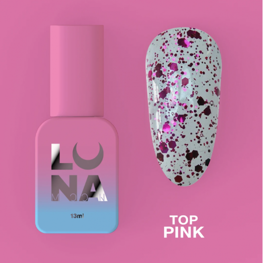 Top for gel polish Top Pink 13ml