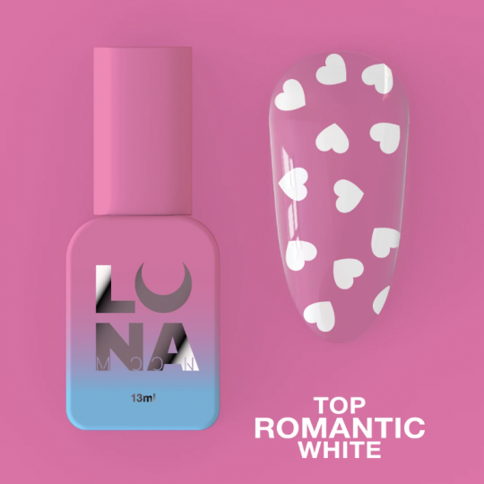 Top for gel polish Top Romantic White 13ml
