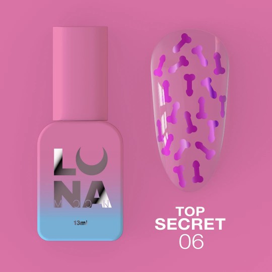 Top for gel polish Top Secret №6 13ml