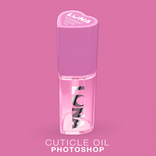 Dry cuticle oil with strawberry cream scent LUNA Moon Photoshop Oil 5 ml