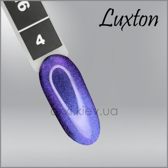 Gel polish LUXTON 9D Cat 4, purple-lilac-blue, magnetic, 10 ml
