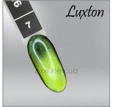 Gel polish LUXTON 9D Cat 7, gold-green-light blue, magnetic, 10 ml