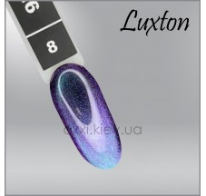 לק ג׳ל LUXTON 9D Cat 8, סגול-ירוק-תכלת, מגנטי, 10 מ״ל