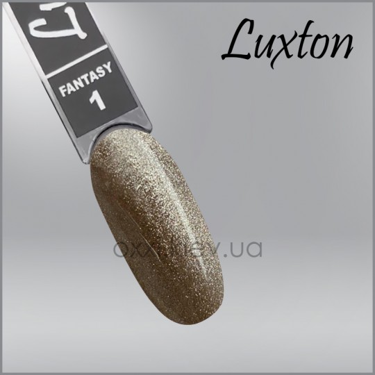 Gel polish LUXTON Fantasy 1, graphite with shimmer, magnetic, 10 ml