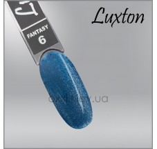 Gel polish LUXTON Fantasy 6, blue with shimmer, magnetic, 10 ml