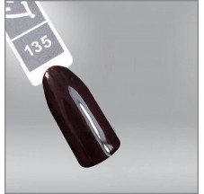 Luxton 135 gel polish black and red, enamel, 10ml