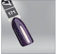 Luxton 171 gel varnish blueberry with color shimmer, 10ml