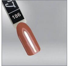 Luxton 186 gel polish with milk cocoa, enamel, 10ml
