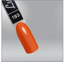Гель-лак Luxton 193 ярко-оранжевый, эмаль, 10мл