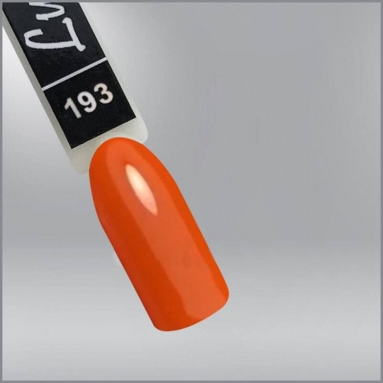 Гель-лак Luxton 193 ярко-оранжевый, эмаль, 10мл