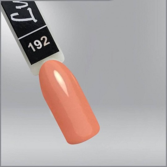 Luxton 192 gel varnish pink-beige with a peach tint, enamel, 10ml