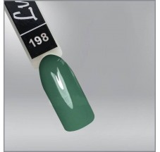 Luxton 198 ג'ל לכה ירוק טורקיז, אמייל, 10 מ"ל