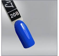 Гель-лак Luxton 208 ярко-синий, эмаль, 10мл