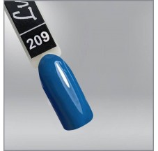 Гель-лак Luxton 209 бирюзово-синий, эмаль, 10мл