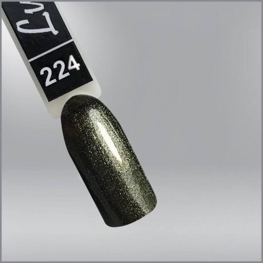 Luxton 224 צבע ג'ל פוליש עם נצנצים, 10 מ"ל
