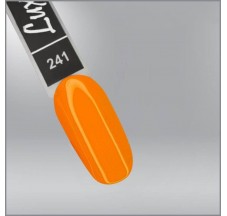 Гель-лак Luxton 241, морковно-оранжевый, эмаль, 10мл