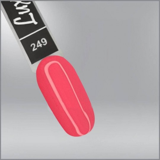 Гель-лак Luxton 249, радикальный красный, эмаль, 10мл