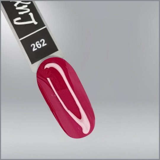 Гель-лак Luxton 262, темный красно-фиолетовый, эмаль, 10мл