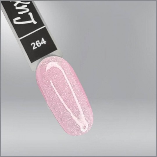 Гель-лак Luxton 264, пыльно-розовый с микроблеском, 10мл
