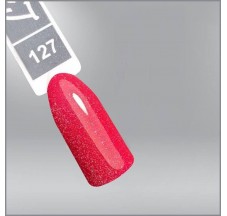 Luxton Gel Lacquer 127 Raspberry with Glitter, 10ml