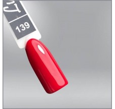Гель-лак Luxton 139 красный, эмаль, 10мл