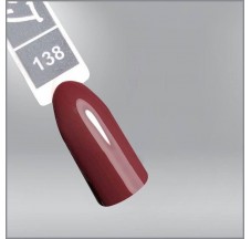 Гель-лак Luxton 138 приглушенный темно-розовый, эмаль, 10мл